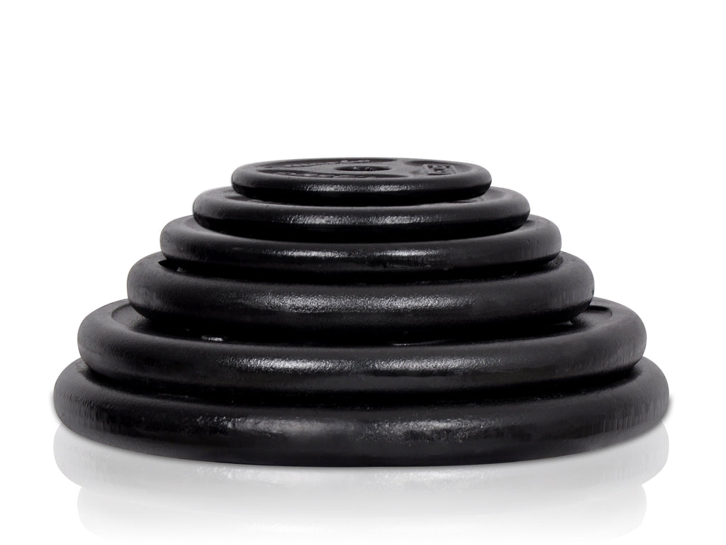 Hantelstangenset Langhantel, SZ-Curlstange, Kurzhantelstangen & Gusseisen Hantelscheiben-Set 83 kg - Marbo Sport – Ansicht 5