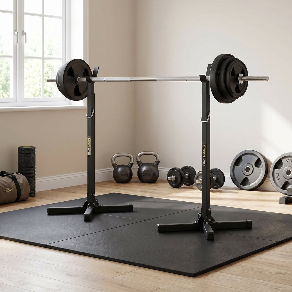 Hantelablage für Langhantel Verstellbar (2 Stück) SG-10 - SmartGym Fitness Accessories – Ansicht 2