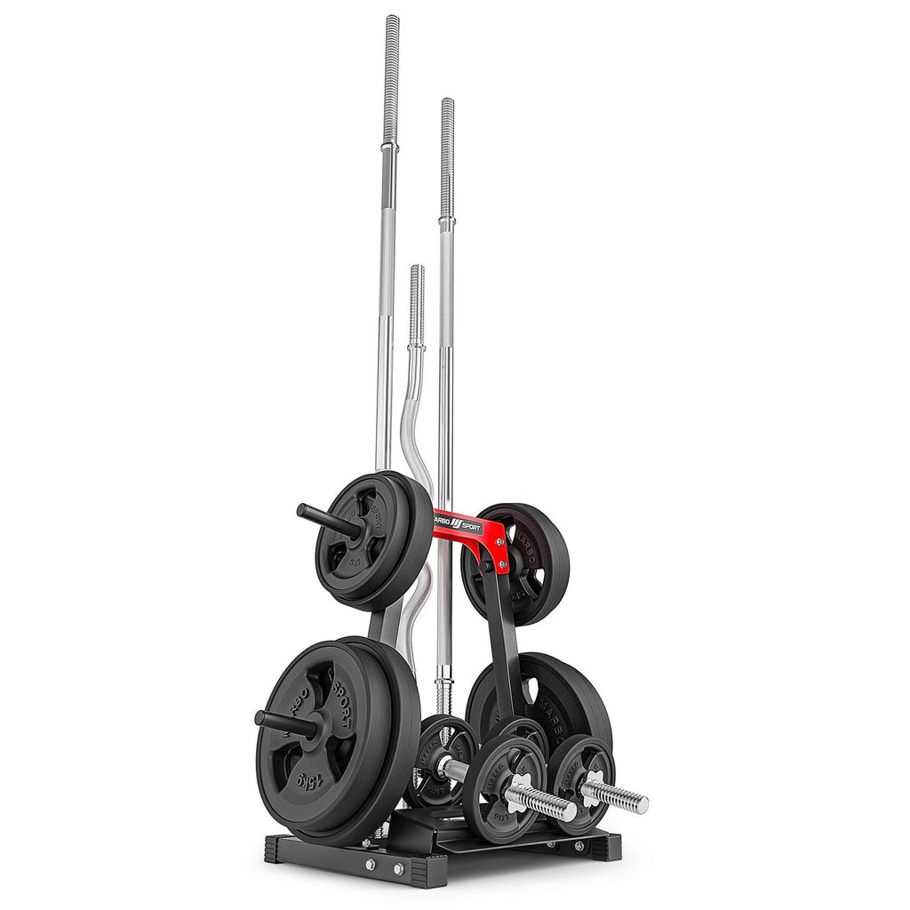 Hantelscheibenständer mit Stangenhalter MH-S207 - Marbo Sport – Ansicht 3