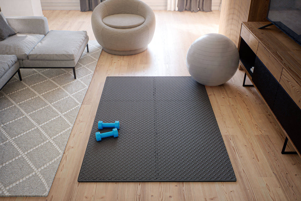 Fitness Puzzlematte (Schutzmatte) 12mm 6-teile - Marbo Sport – Ansicht 4