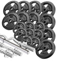 verstärkte Hantelstange- und Hantelscheiben Set 113 kg - Marbo Sport – Ansicht 1