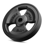 Hantelstangen gummierte Tri-Grip Hantelscheiben Set 83 kg - Marbo Sport – Ansicht 6