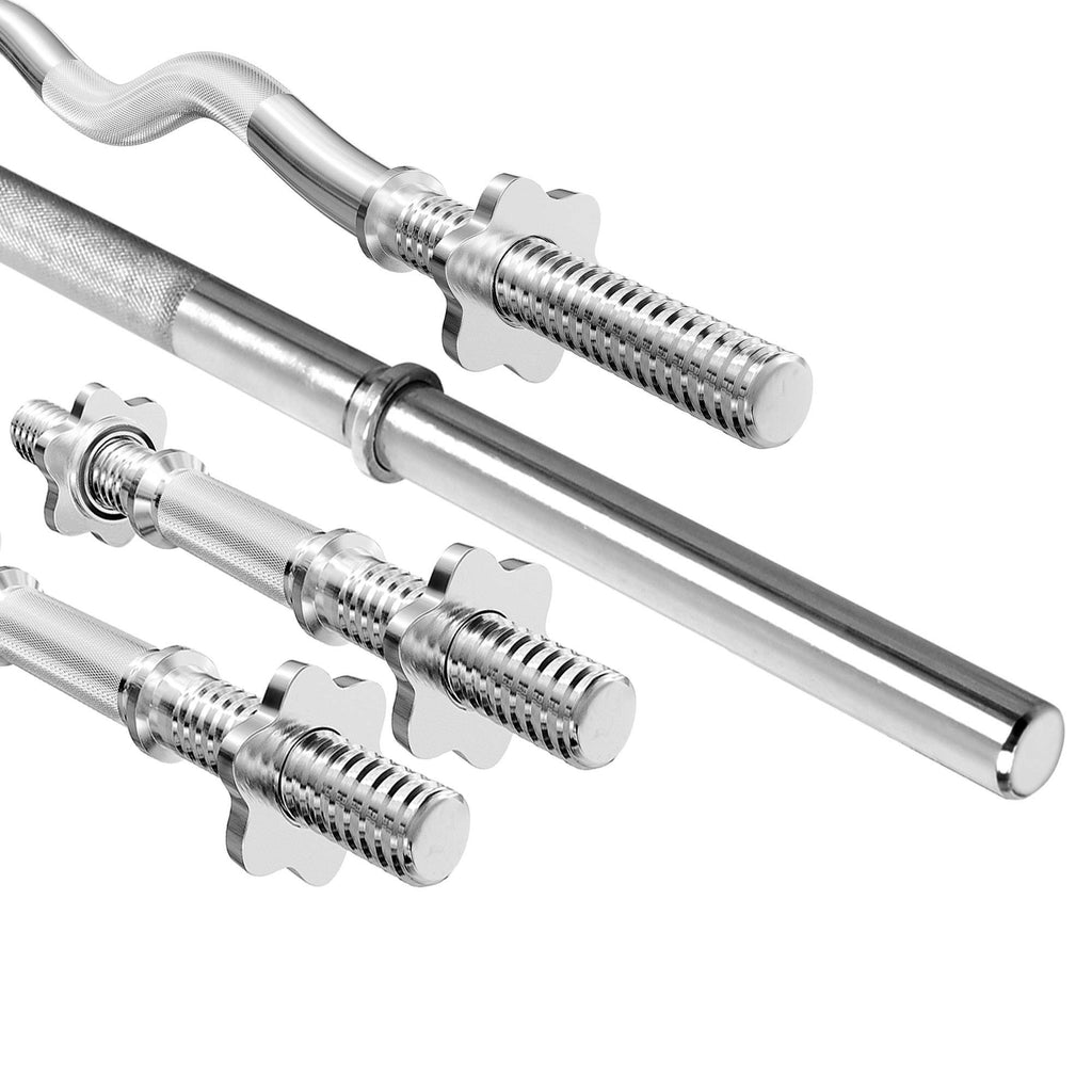 Hantelstangen gummierte Tri-Grip Hantelscheiben Set 83 kg - Marbo Sport – Ansicht 7