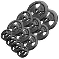 Tri-Grip Guss Hantelscheiben-Set Gewichte mit ø30/31 mm Bohrung | Set 29 kg / 2 x 5 kg + 6 x 2,5 kg + 4 x 1 kg - Marbo Sport – Ansicht 1