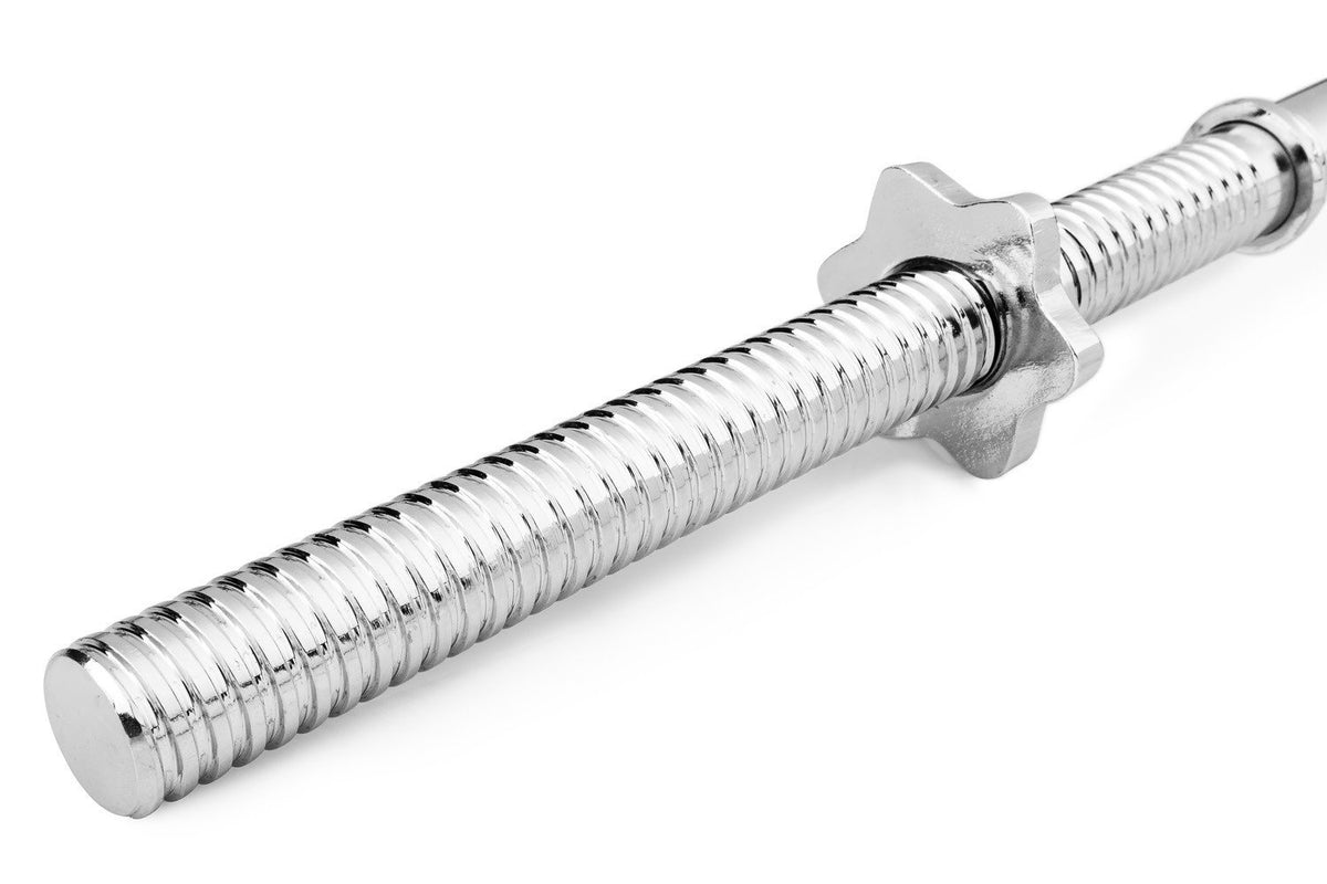 Verstärkte Langhantelstange mit Sternverschlüssen 30mm 167cm - Marbo Sport – Ansicht 3