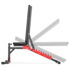 Verstellbare Multifunktions Hantelbank MH-L115 - Marbo Sport – Ansicht 5