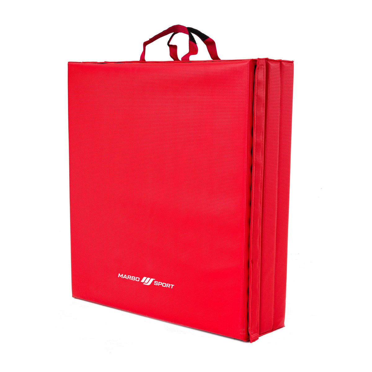 Klappbare Gymnastikmatte mit Klettverschluss 180x60x5cm Rot - Marbo Sport – Ansicht 2