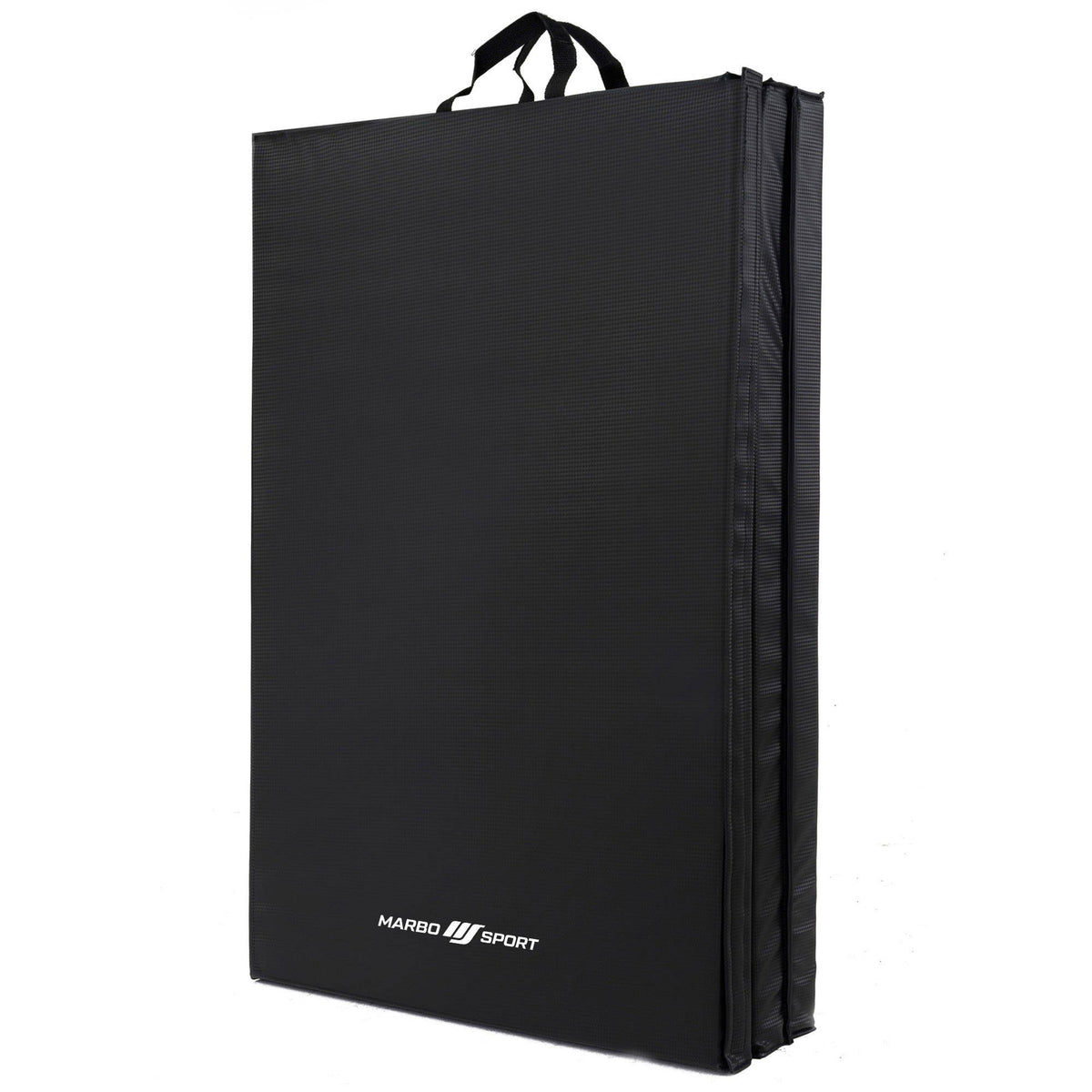 Klappbare Gymnastikmatte mit Klettverschluss 180x90x5cm Schwarz - Marbo Sport – Ansicht 2