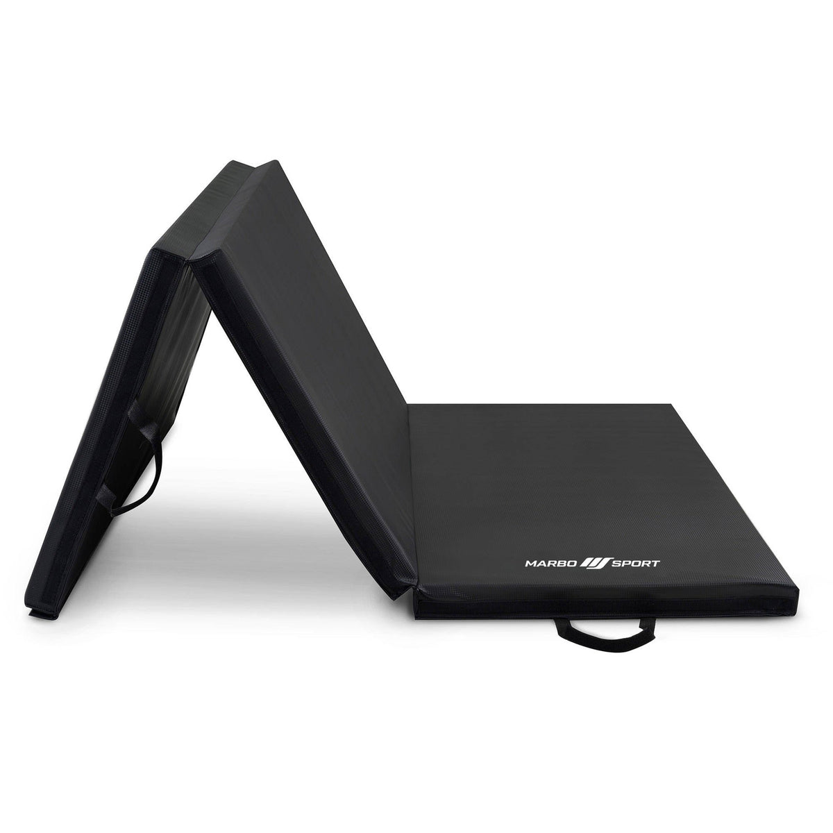 Klappbare Gymnastikmatte mit Klettverschluss 180x90x5cm Schwarz - Marbo Sport – Ansicht 4