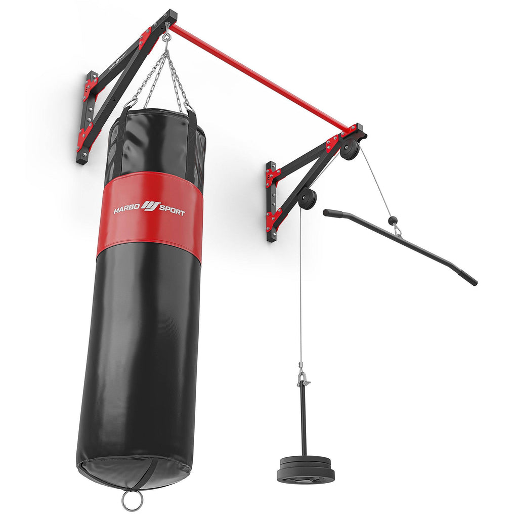 Marbo Sport multifunktionale Klimmzugstange mit Wandbefestigung, Latzug und Boxsackhalterung (3in1) MH-D204 - Marbo Sport – Ansicht 5