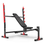Verstellbare Hantelbank mit Hantelablage MH-L107 2.0 - Marbo Sport – Ansicht 1