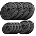 Olympia Eisen-Lastset 30 kg / 4 x 5 kg + 2 x 2,5 kg + 4 x 1,25 kg - Marbo Sport – Ansicht 1