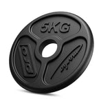 Hantelset 55 kg | Olympische Langhantelstange 180 cm + leicht gebogene SZ-Stange 120 cm + Gewichtsscheiben 4×5 kg, 2×2,5 kg, 4×1,25 kg – Marbo Sport – Ansicht 2