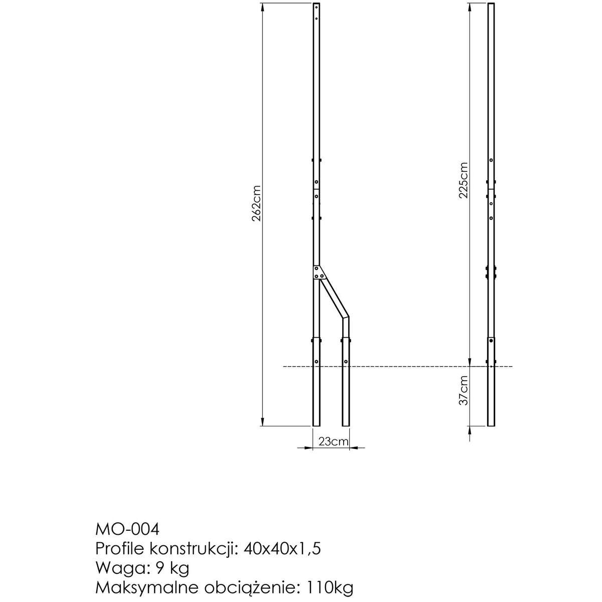 Außensäule MO-004 - Marbo Sport – Ansicht 2