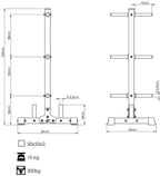 Standfläche für die Last MS-S103 2.0 - Marbo Sport – Ansicht 4
