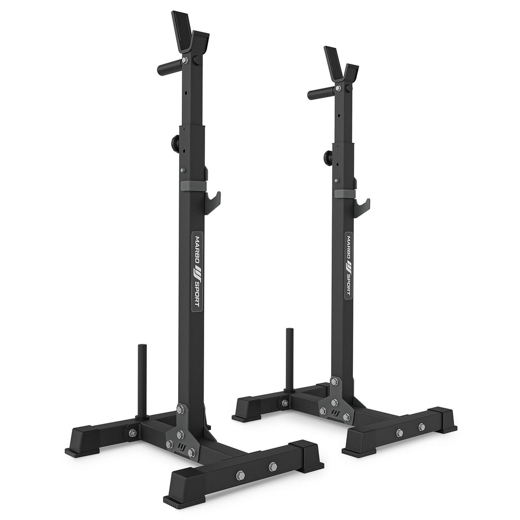 MS33_2.0 übersichtliche Doppelbank + Mehrebenen-Ständer (2 Stück) unter der Rückversicherungslanglaufe + Beteidigungsbank - Marbo Sport – Ansicht 3