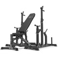 Set MS11_2.0 | Beidseitig verstellbare Trainingsbank + verstellbare Hantelständer – Marbo Sport – Ansicht 1