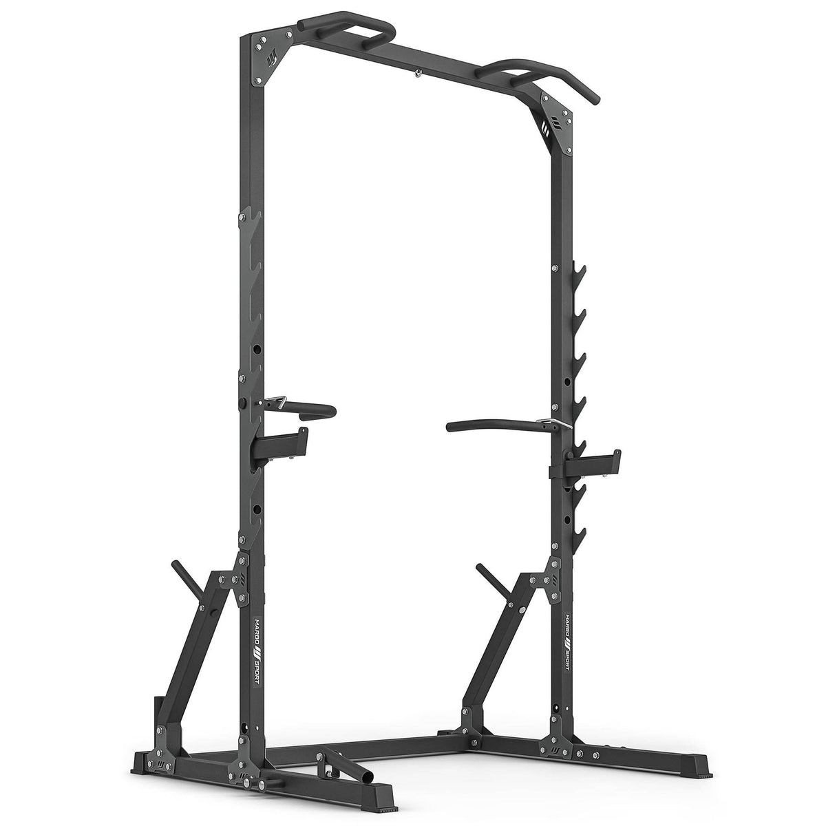 Half-rack Käfig (Ständer mit Ständern und Handgriffen + landmine) MS-U115 2.0 - Marbo Sport – Ansicht 1