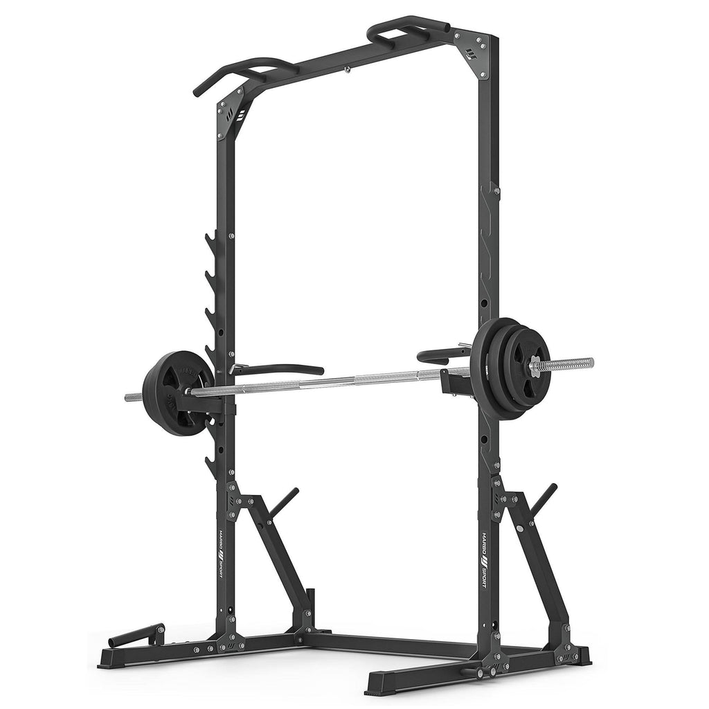 Half-rack Käfig (Ständer mit Ständern und Handgriffen + landmine) MS-U115 2.0 - Marbo Sport – Ansicht 2