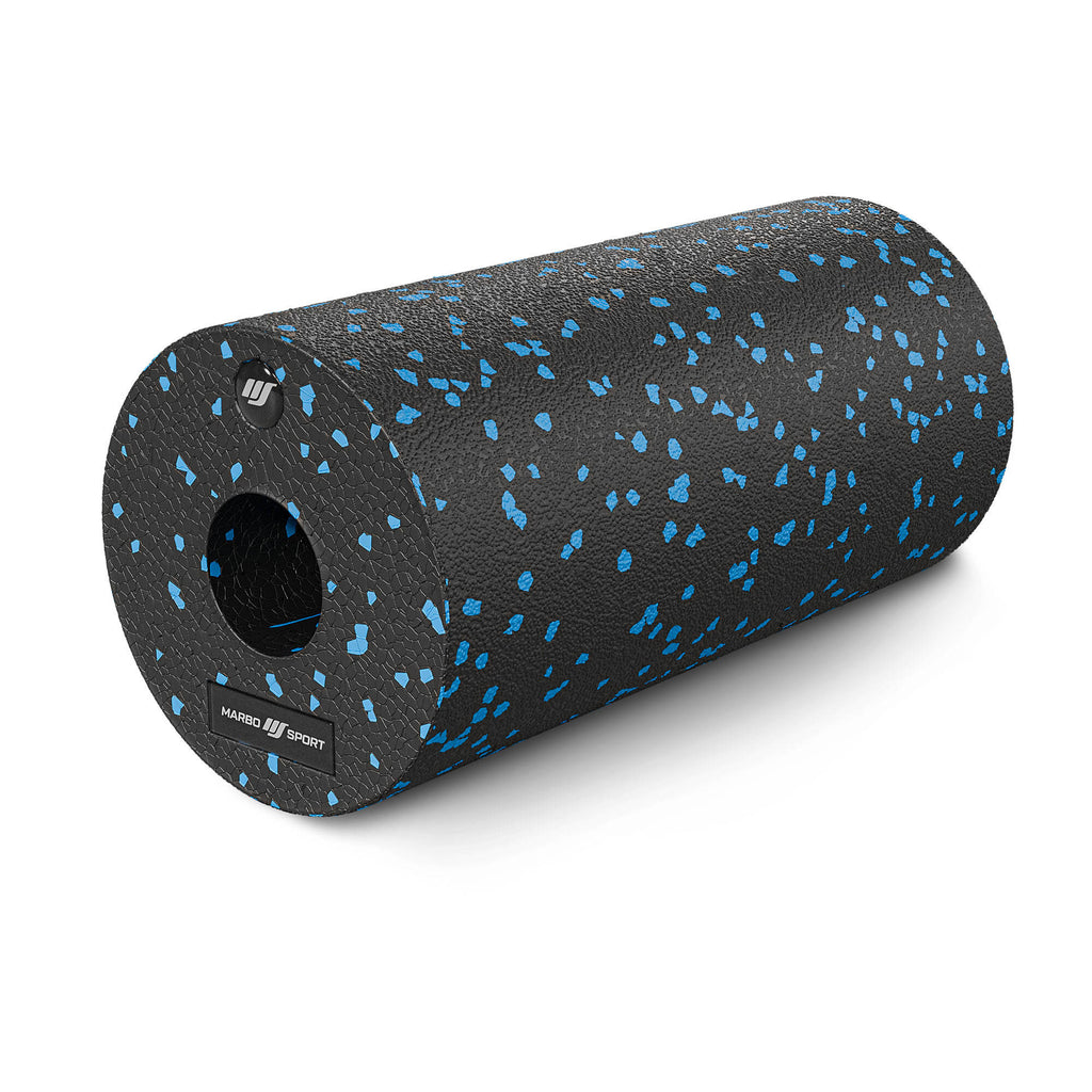 EPP 30 cm Massagerolle/Roller schwarz/blau - Marbo Sport – Ansicht 1