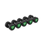 Polyurethan-Kurzhantelset 27,5–37,5 kg (2,5-kg-Abstufung), Gesamtgewicht 325 kg – UpForm – Ansicht 3