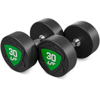Polyurethan-Kurzhantelset 27,5–37,5 kg (2,5-kg-Abstufung), Gesamtgewicht 325 kg – UpForm – Ansicht 5