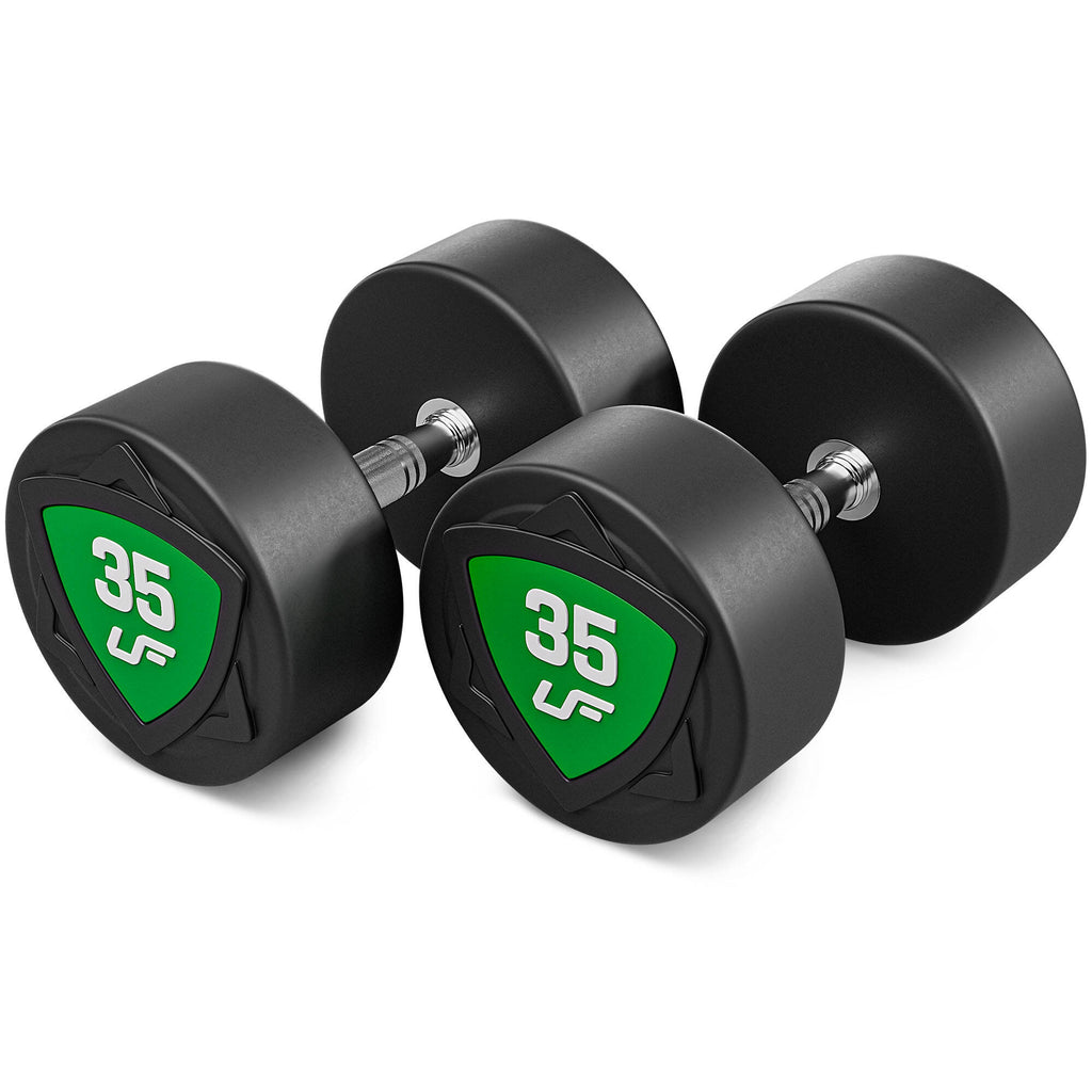 Polyurethan-Kurzhantelset 27,5–37,5 kg (2,5-kg-Abstufung), Gesamtgewicht 325 kg – UpForm – Ansicht 7