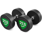 Polyurethan-Kurzhantelset 2,5–25 kg (2,5-kg-Abstufung), Gesamtgewicht 275 kg – UpForm – Ansicht 10