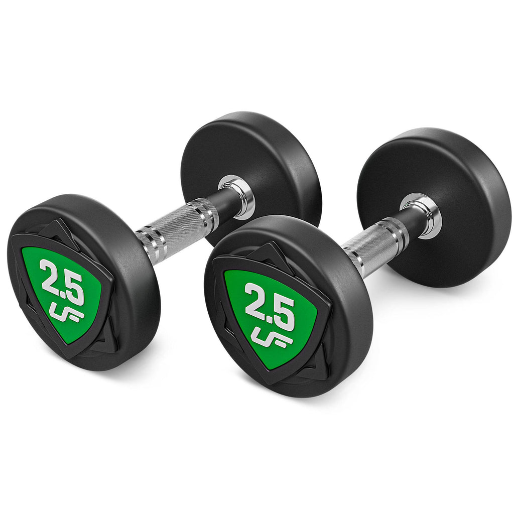 Polyurethan-Kurzhantelset 2,5–25 kg (2,5-kg-Abstufung), Gesamtgewicht 275 kg – UpForm – Ansicht 4