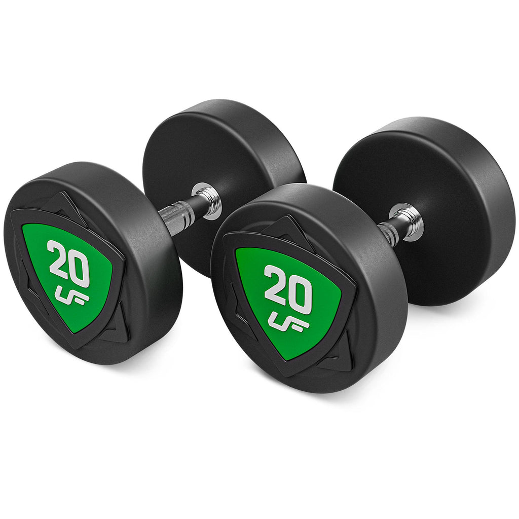 Polyurethan-Kurzhantelset 2,5–25 kg (2,5-kg-Abstufung), Gesamtgewicht 275 kg – UpForm – Ansicht 9