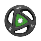 Olympische Polyurethanlast 15 kg - UpForm – Ansicht 2