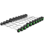 Polyurethan-Fixhantelset 10–55 kg (5-kg-Abstufung), Gesamtgewicht 325 kg – UpForm – Ansicht 1
