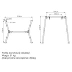 1-Stockschaukel auf Lager (Station) breites PREMIUM MO-015 - Marbo Sport – Ansicht 10