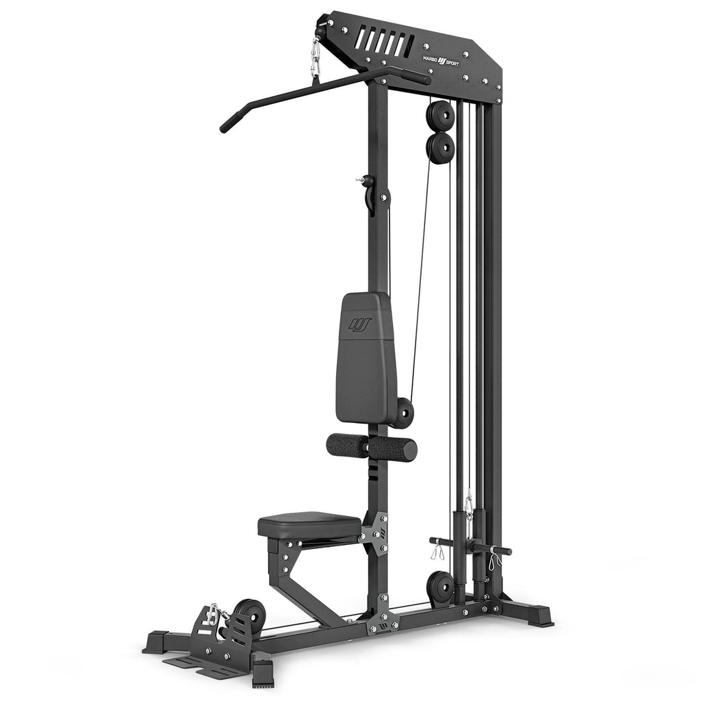 Stationärer Latzug mit oberem und unterem Seilzug inkl. Sitzbank MS-W101 2.0 – Marbo Sport – Ansicht 3