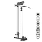Wandmontierter Latzug mit zwei Führungsschienen MS-W103 2.0 – Marbo Sport – Ansicht 2