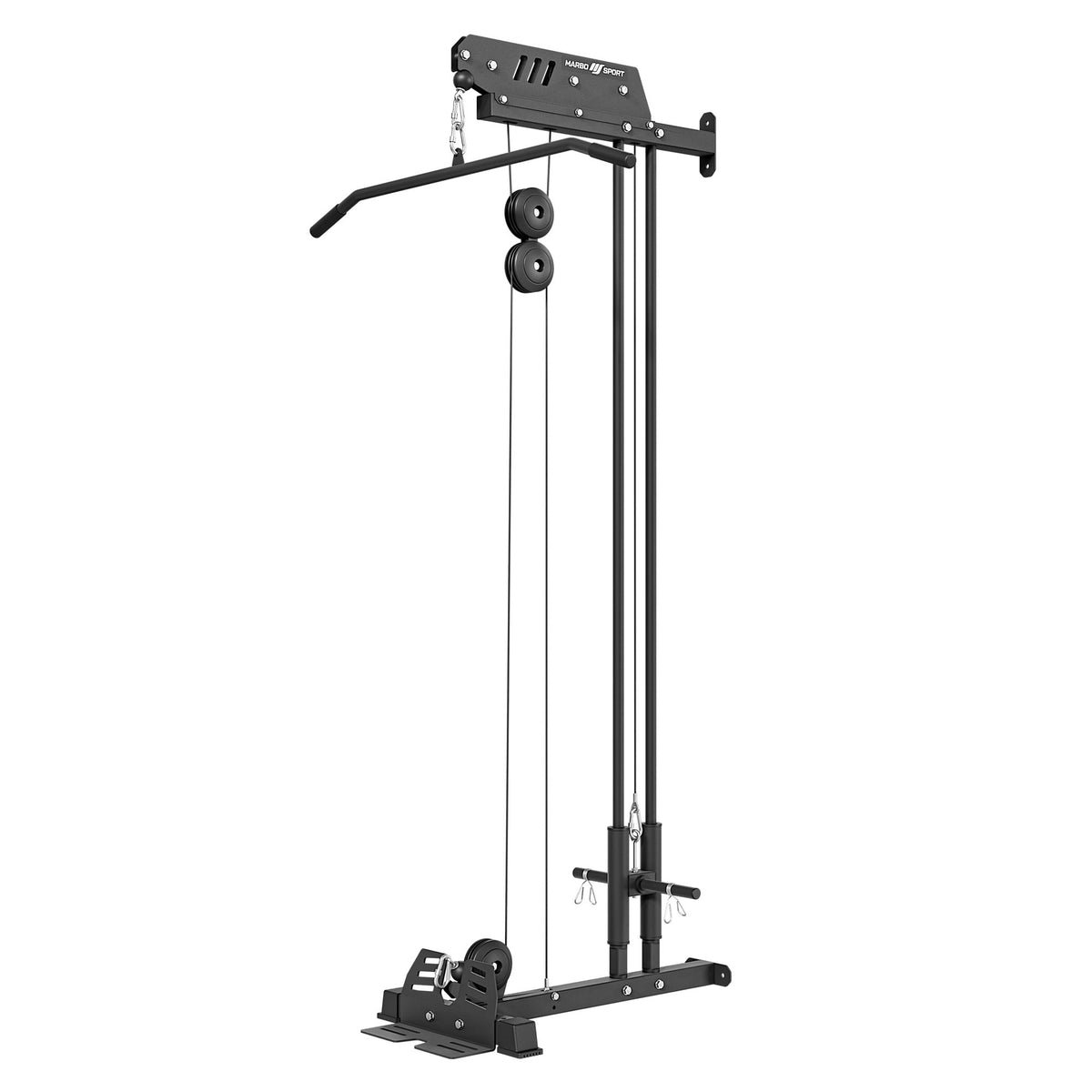 Wandmontierter Latzug mit zwei Führungsschienen MS-W103 2.0 – Marbo Sport – Ansicht 3