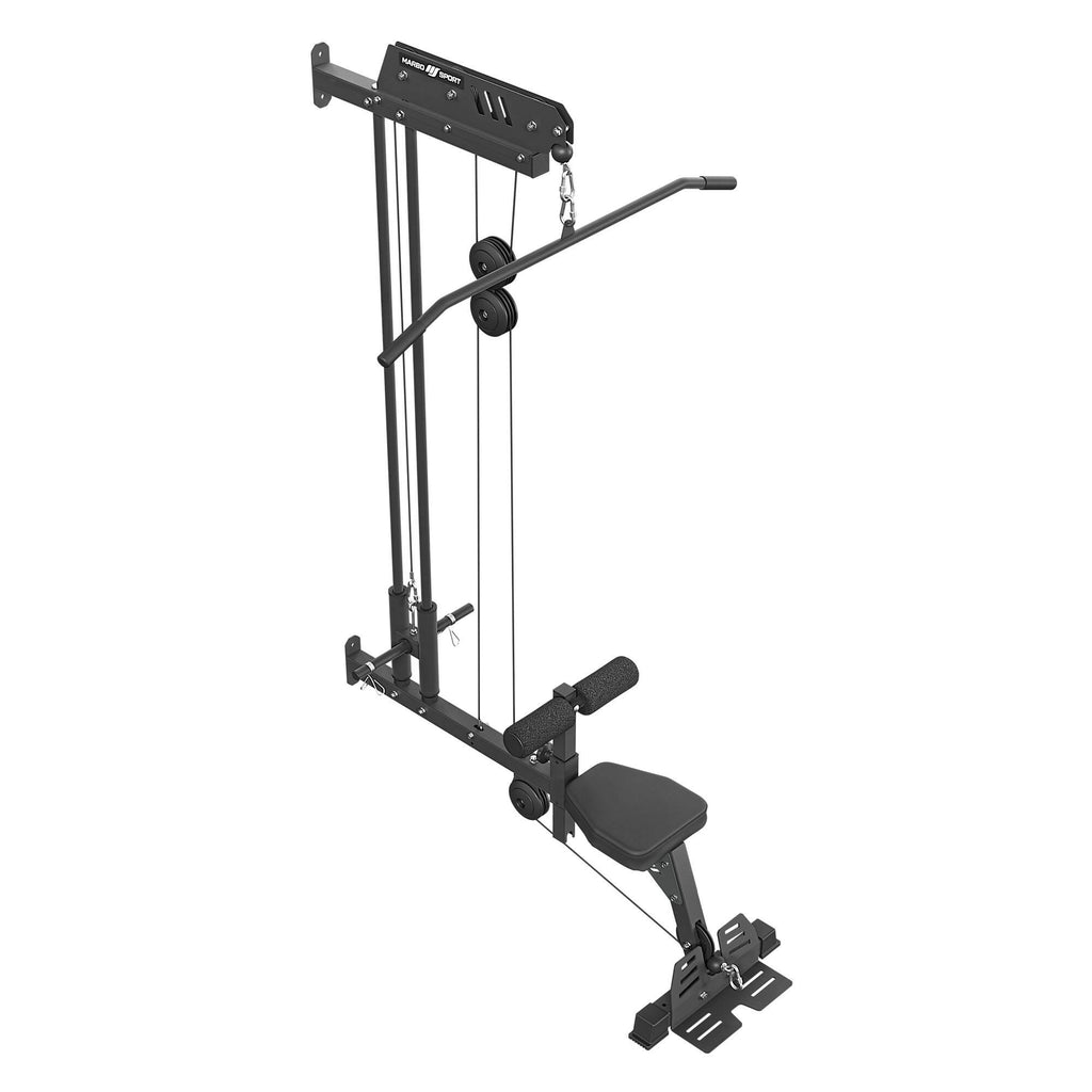 Ober- und Unterbau an der Wand mit Sitz und Fuß MS-W104 2.0 - Marbo Sport – Ansicht 2