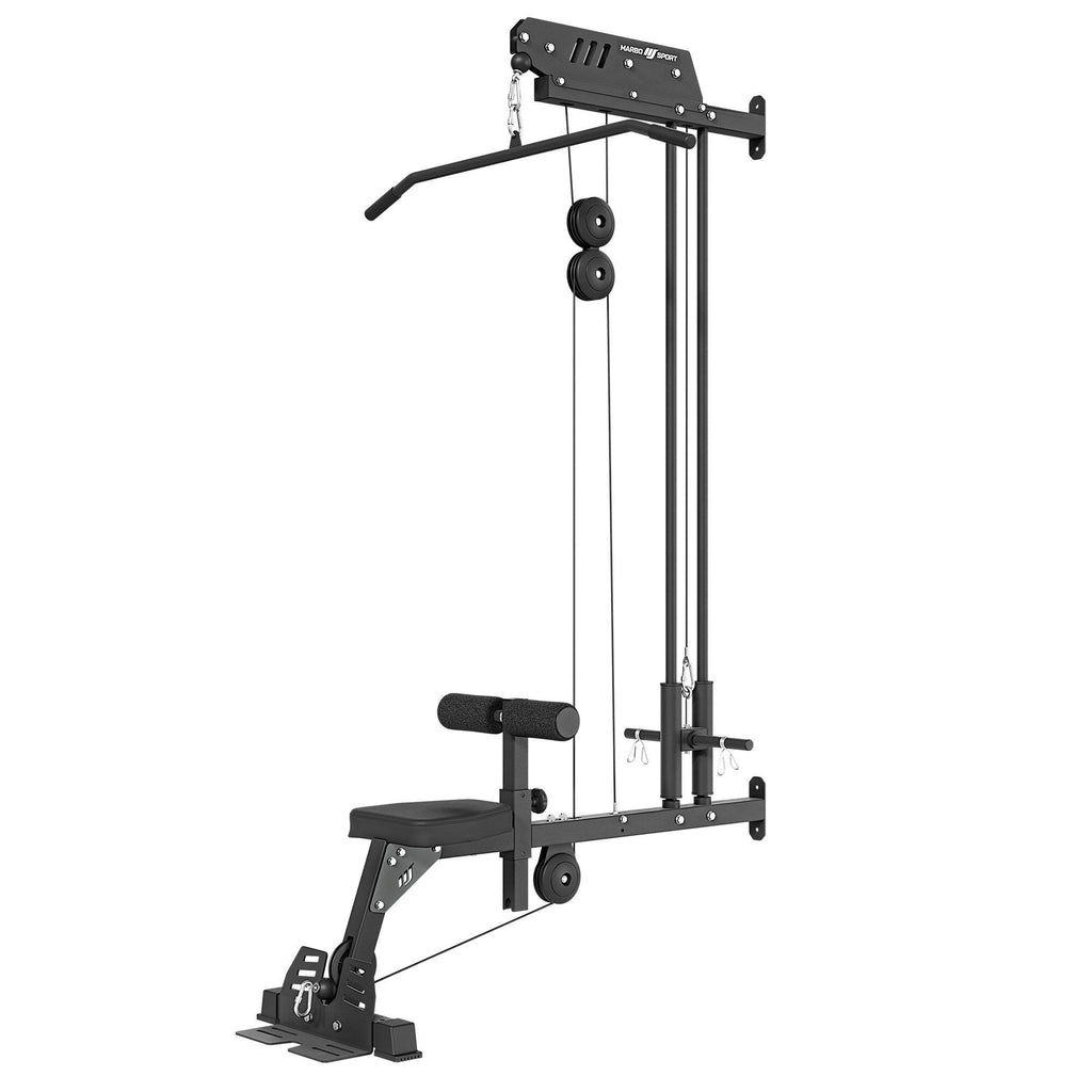 Ober- und Unterbau an der Wand mit Sitz und Fuß MS-W104 2.0 - Marbo Sport – Ansicht 3