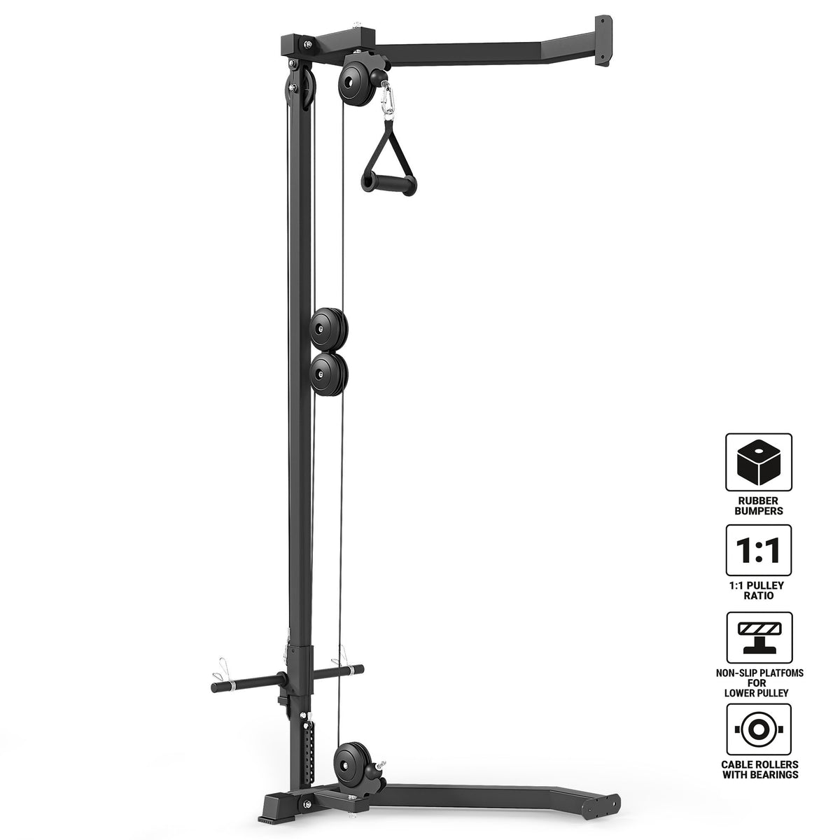 Kabelzugstation für Power Rack MS-W108 2.0 – Marbo Sport – Ansicht 2