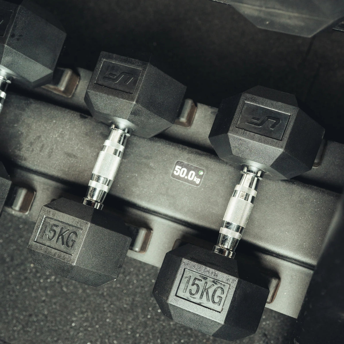 HEX 15 kg Gummihantel - UpForm – Ansicht 4