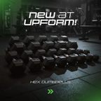 HEX 17,5 kg Gummihantel - UpForm – Ansicht 2