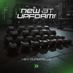 HEX 20 kg Gummihantel - UpForm – Ansicht 2