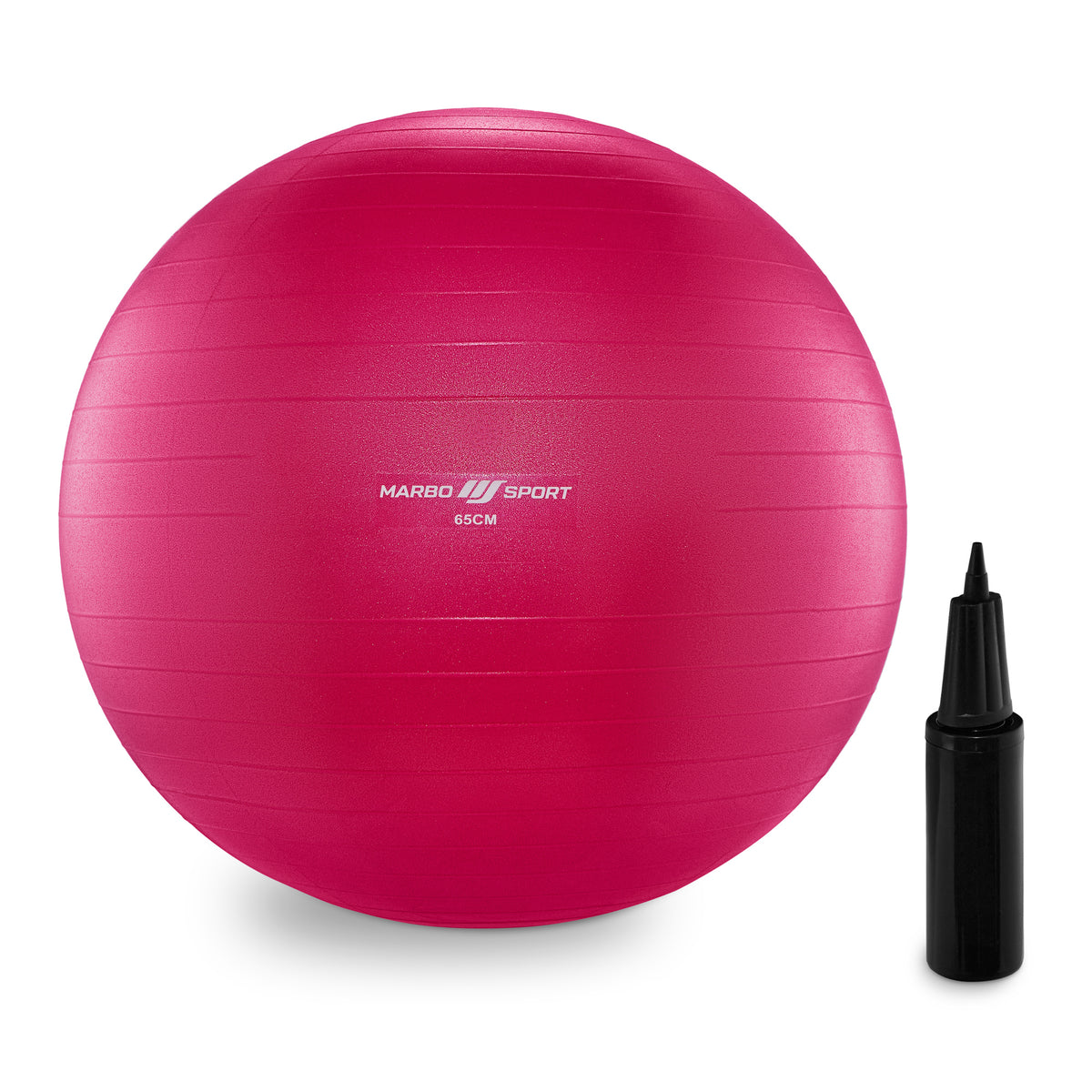 Anti-Burst-Gymnastikball 65 cm, Pink – Marbo Sport – Ansicht 2