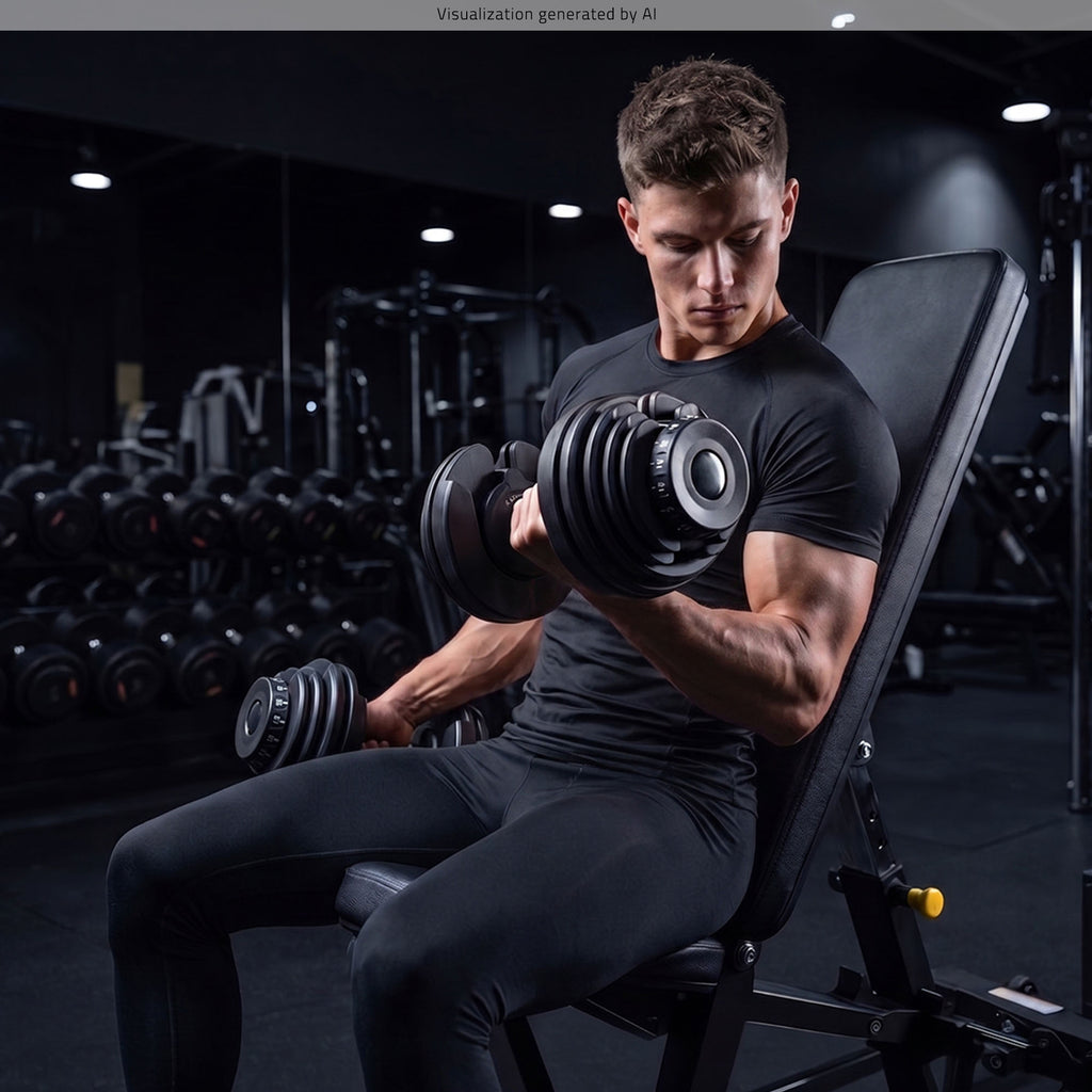 Hantel verstellbar 5 - 40 kg - UpForm – Ansicht 4