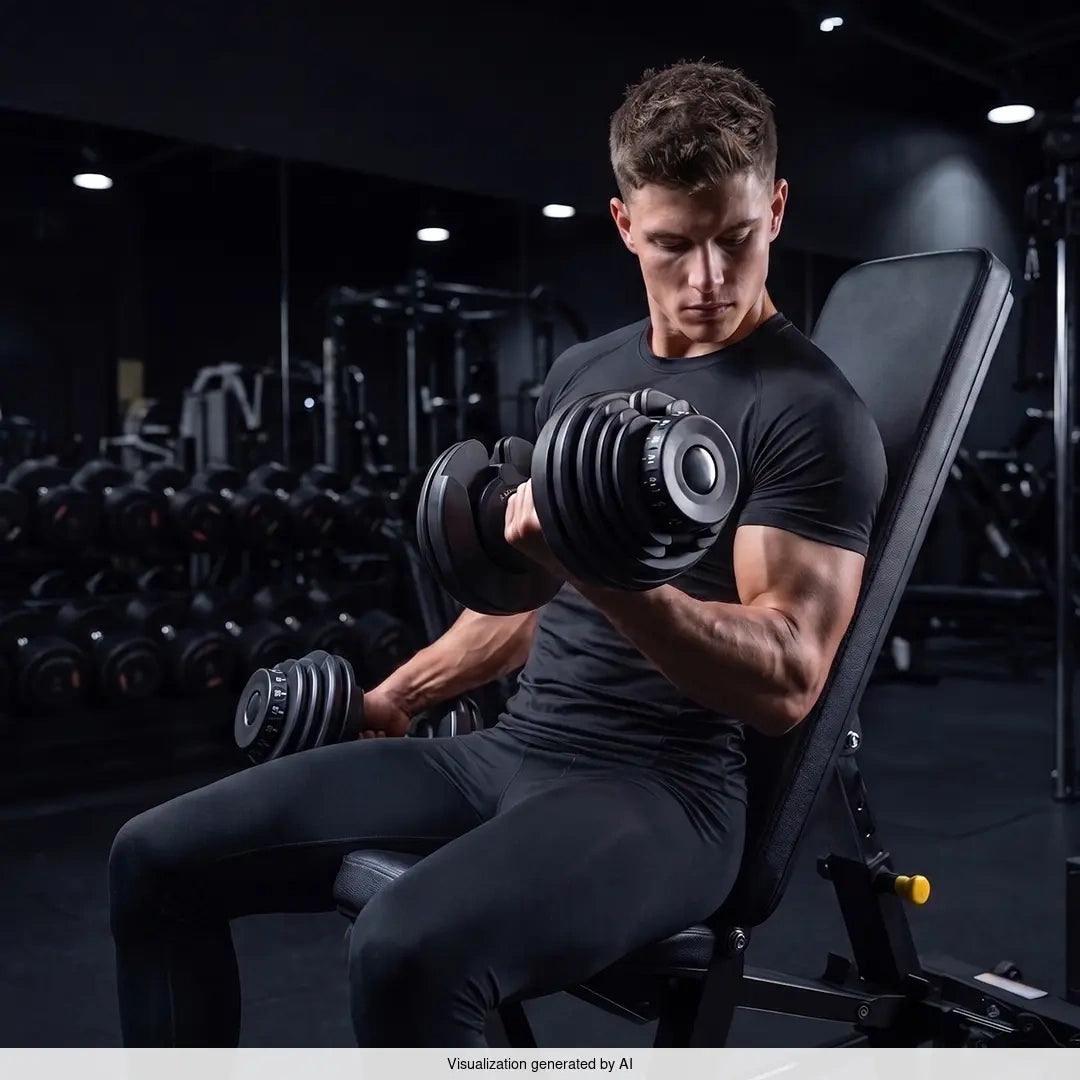 Hantel verstellbar 5 - 40 kg - UpForm – Ansicht 8