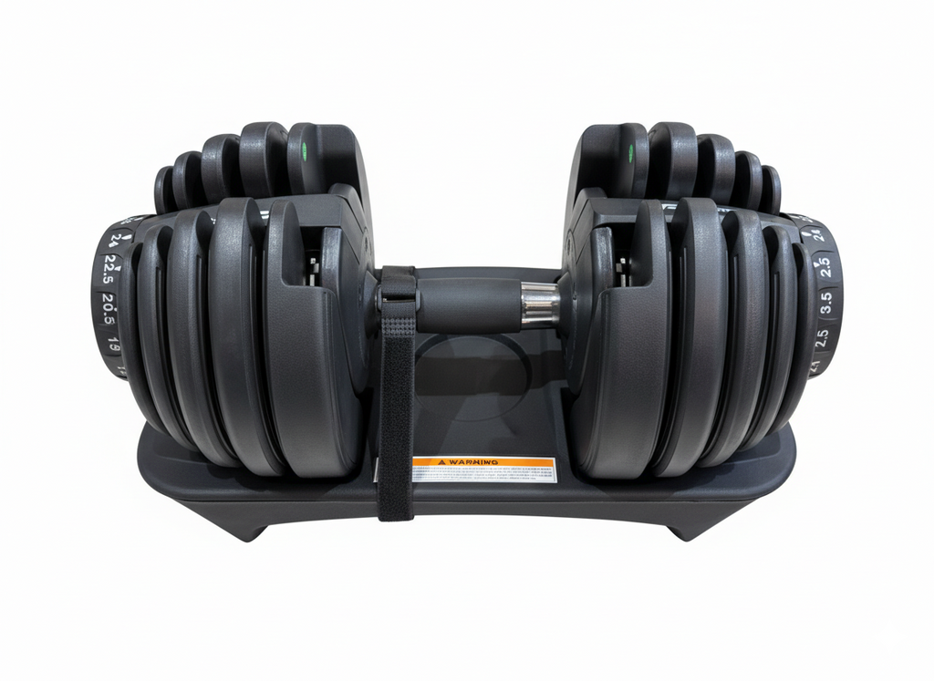 Die Hanteln sind 2,5 - 24 kg verstellbar - UpForm – Ansicht 1