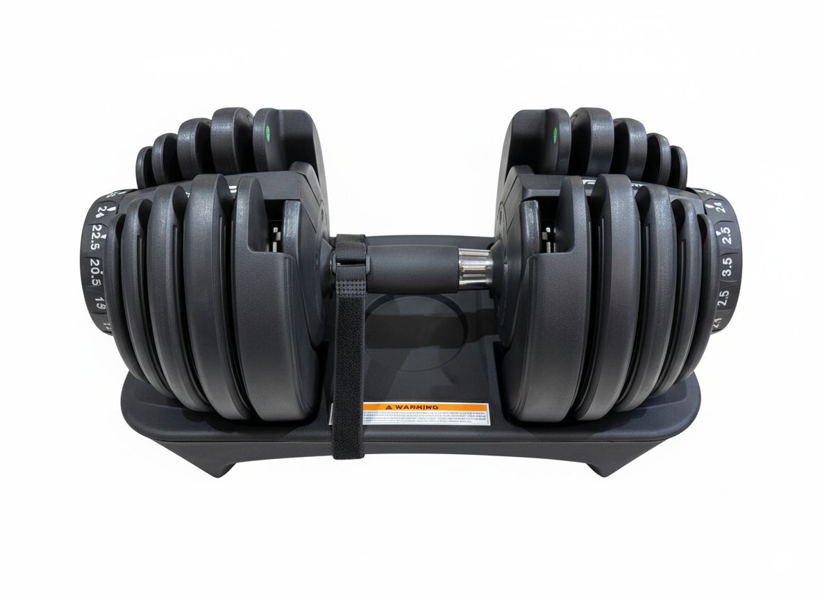 Die Hanteln sind 2,5 - 24 kg verstellbar - UpForm – Ansicht 1
