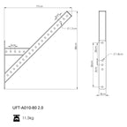 45 Grad-Schlacht in RIG PRO 80x80 - UpForm – Ansicht 4