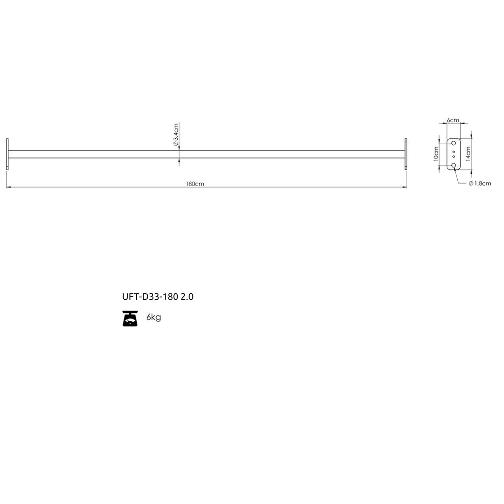 Einzelband 33mm 180cm für RIG PRO 80x80 - UpForm – Ansicht 4