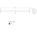 Einzelband 33mm 110 cm für RIG PRO 80x80 - UpForm – Ansicht 4